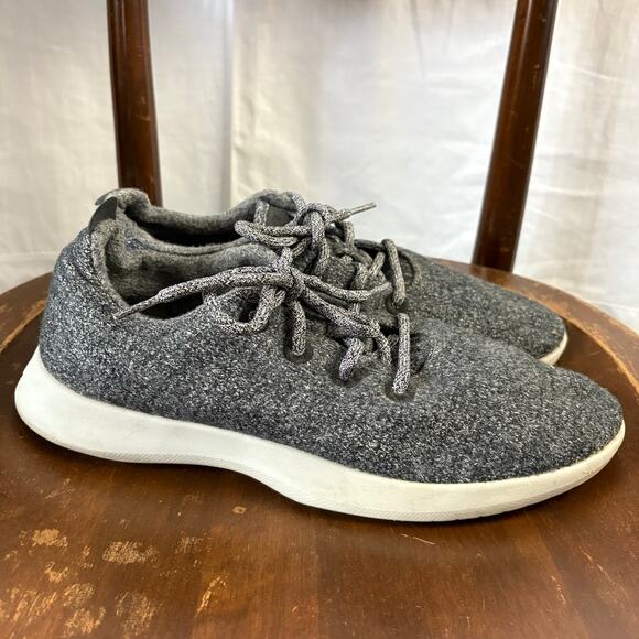 Allbirds Merino Wool Runners WR Men's Size M 12 Dark Gray Comfort Walking Shoes - Picture 1 of 6